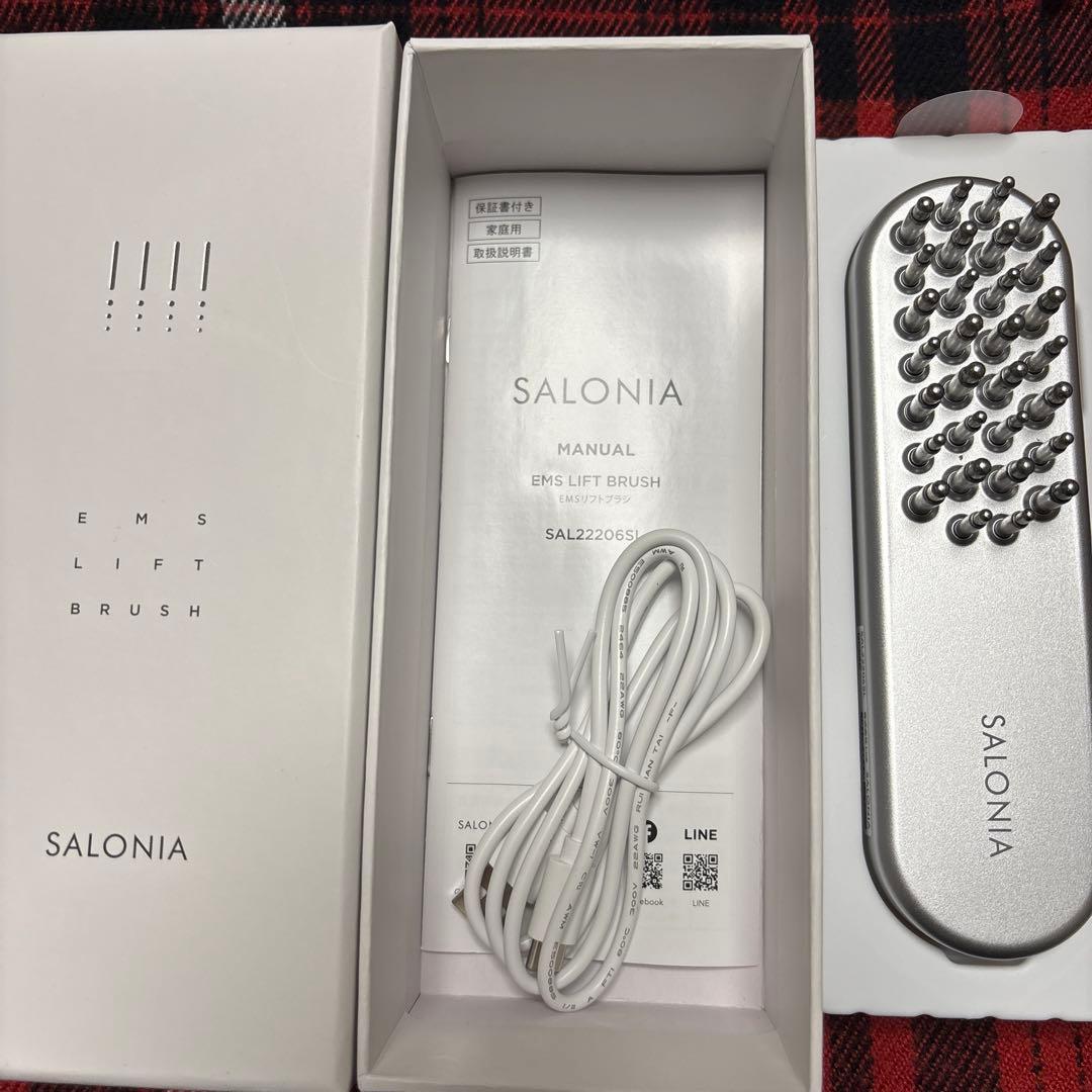 ■のん■SALONIA サロニア EMS LIFT BRUSH 美顔器■