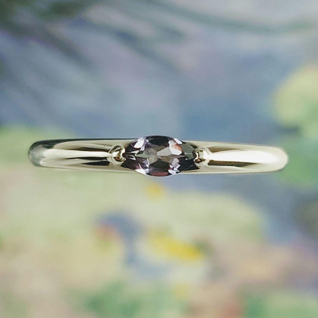 専用　GSTV Pt999アレキサンドライトリング　プラチナ　一粒石