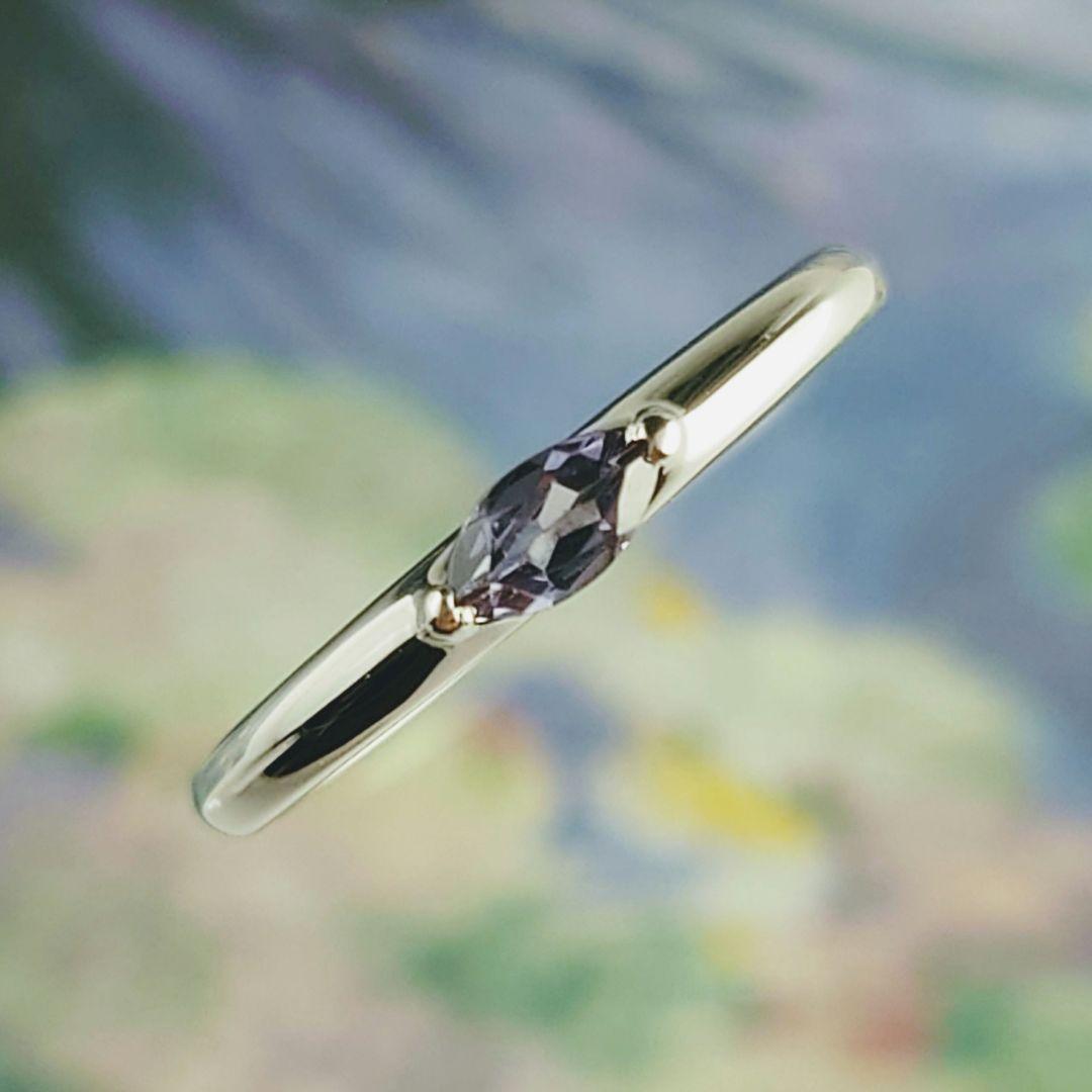 専用　GSTV Pt999アレキサンドライトリング　プラチナ　一粒石