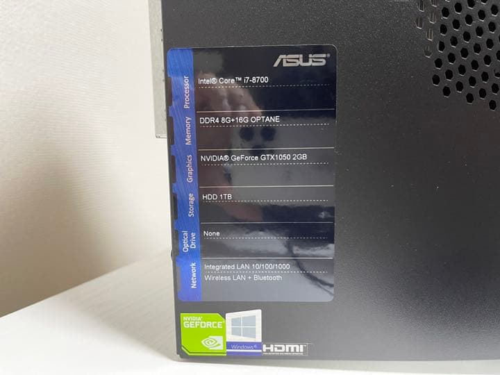 ASUS ROG Strix ゲーミングパソコン＋デスクチェア