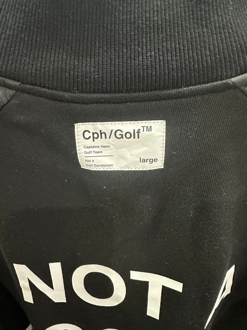 キャプテンズヘルムゴルフ　キルティング　L 黒　Cph Golf