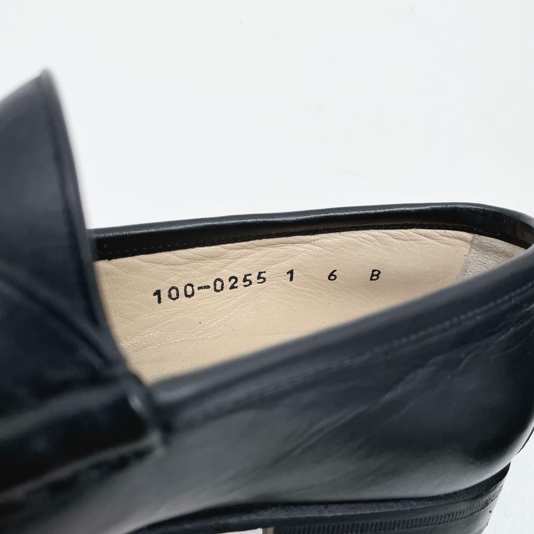 グッチ ホースビット ローファー レザー 本革 ブラック 6B 23.0cm