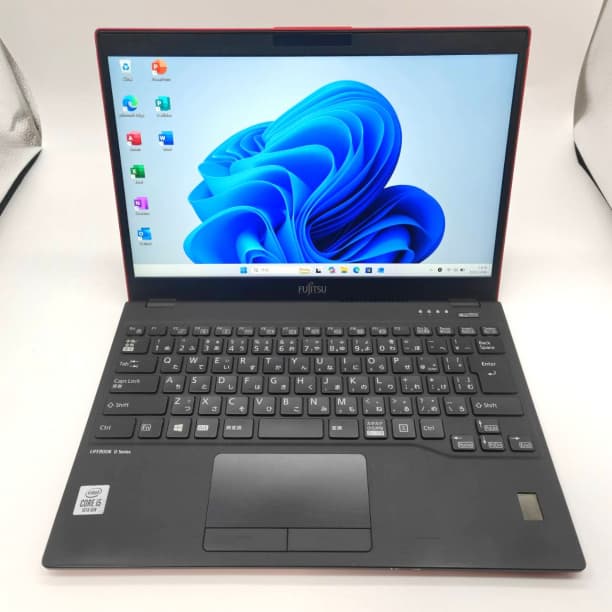 軽量 バッテリ◎ フルHD 13 富士通 i5-10 SSD256GB オフィス