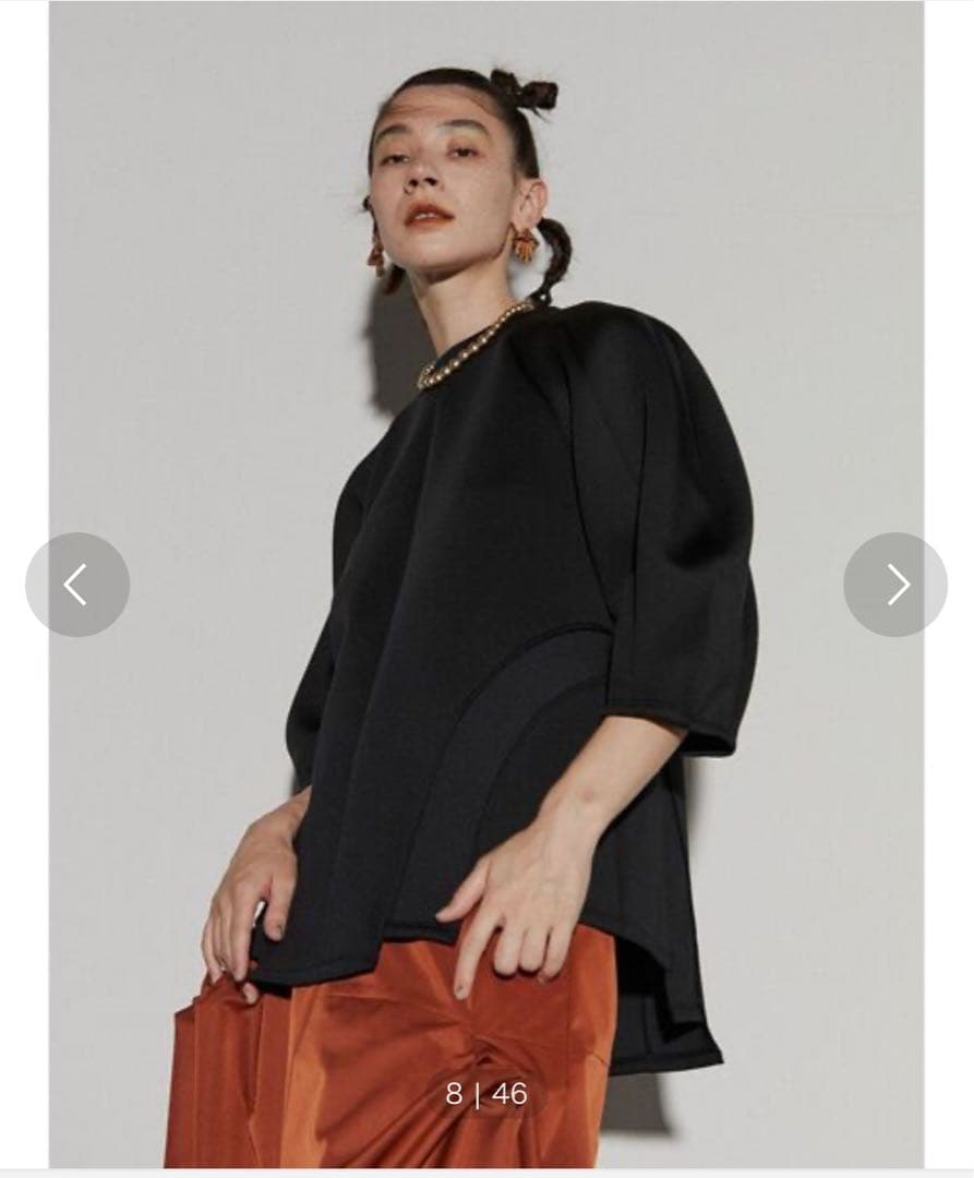 新品未使用 タグ付き UN3D. アンスリード スライドカットトップ 38