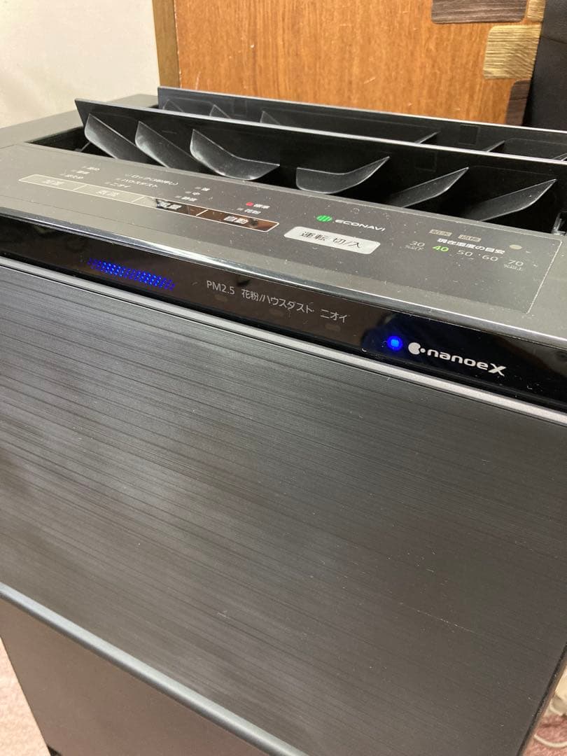 美品 Panasonic ナノイーX搭載 加湿空気清浄機 F‐VXU70 21年