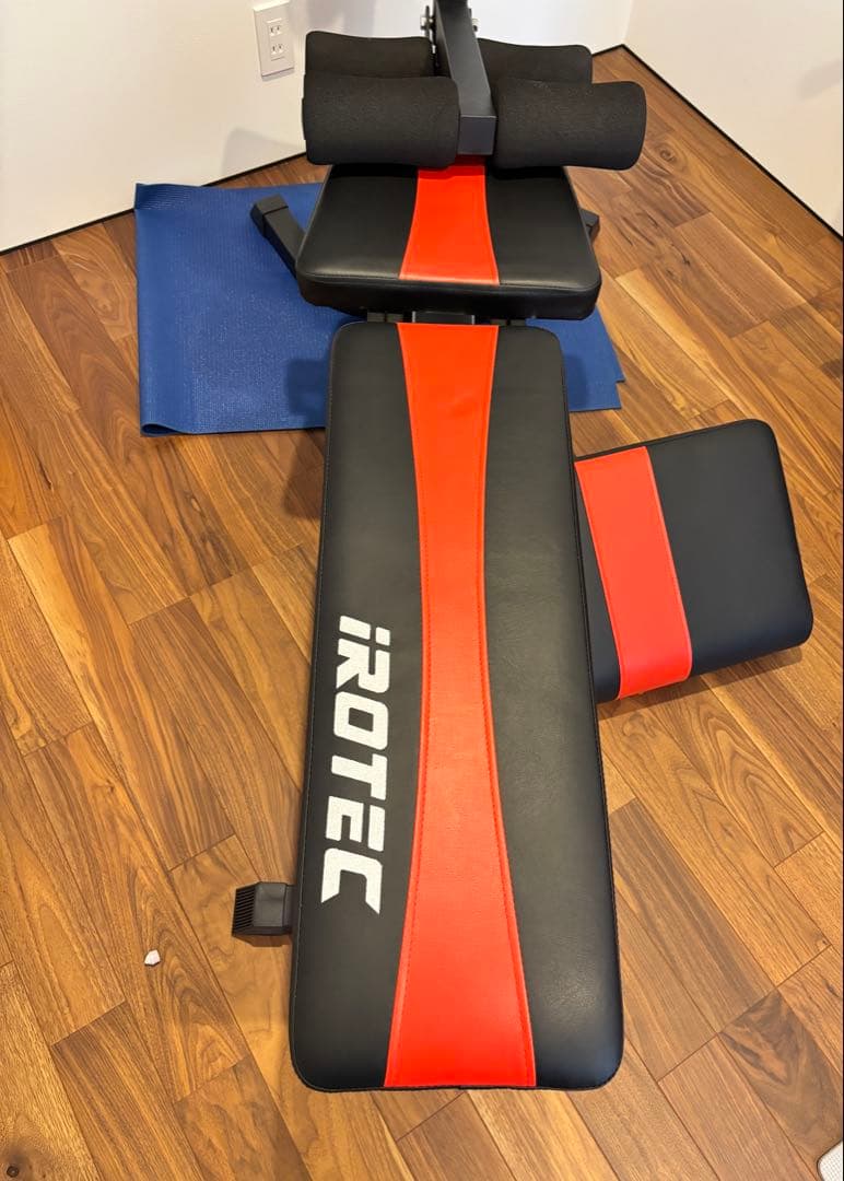 【美品ほぼ未使用】IROTEC アイロテック マルチポジションベンチ 筋トレ