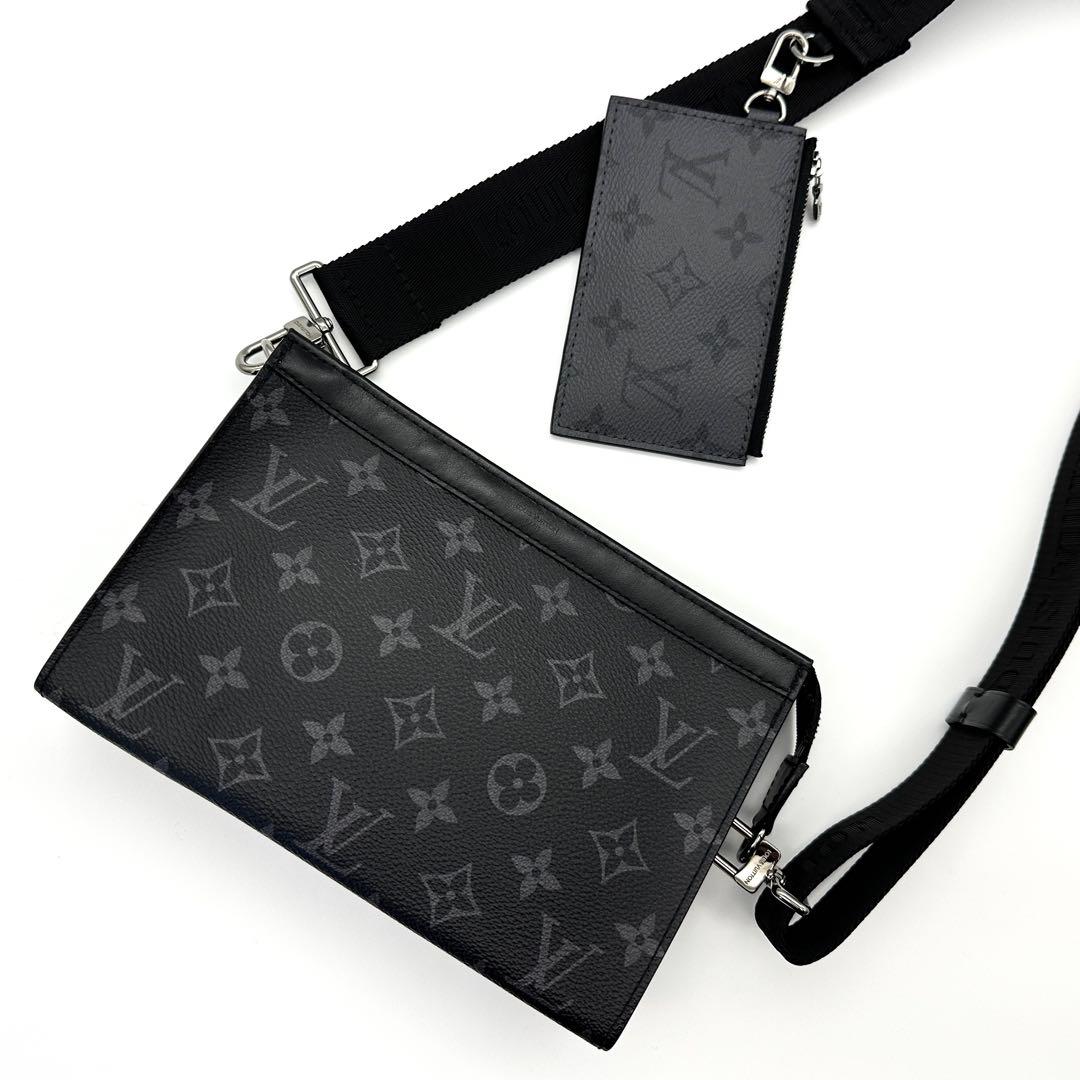 LOUIS VUITTON ガストン　メンズ　ショルダー　モノグラム