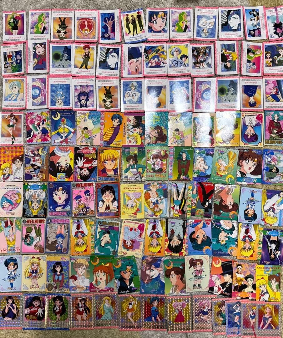 セーラームーン　カードダス　109枚まとめ売り【3964