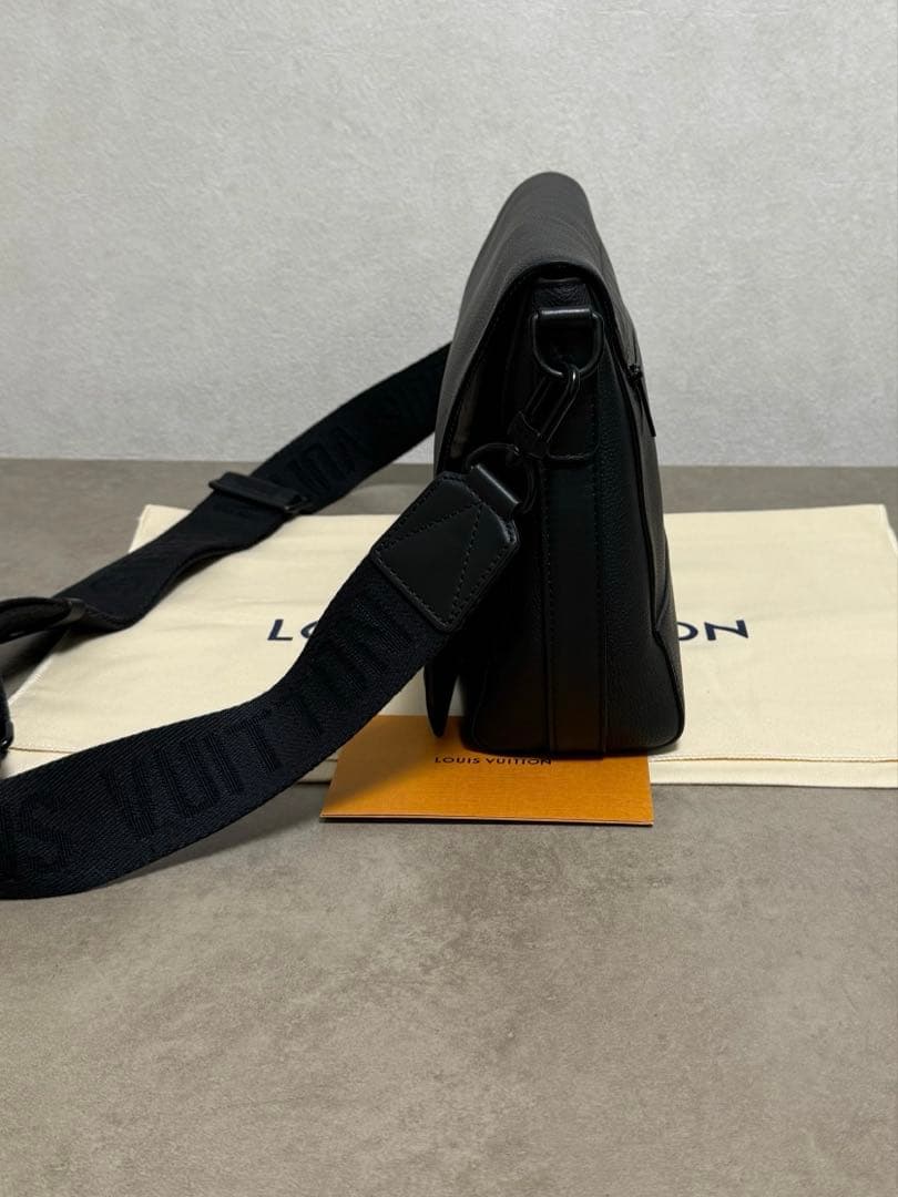 極美✨ルイヴィトン M57080 テイクオフメッセンジャー アエログラムブラック