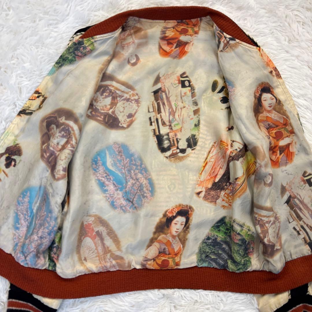 激レア　テーラー東洋　スカジャン　リバーシブル　スペシャル　舞妓　港商