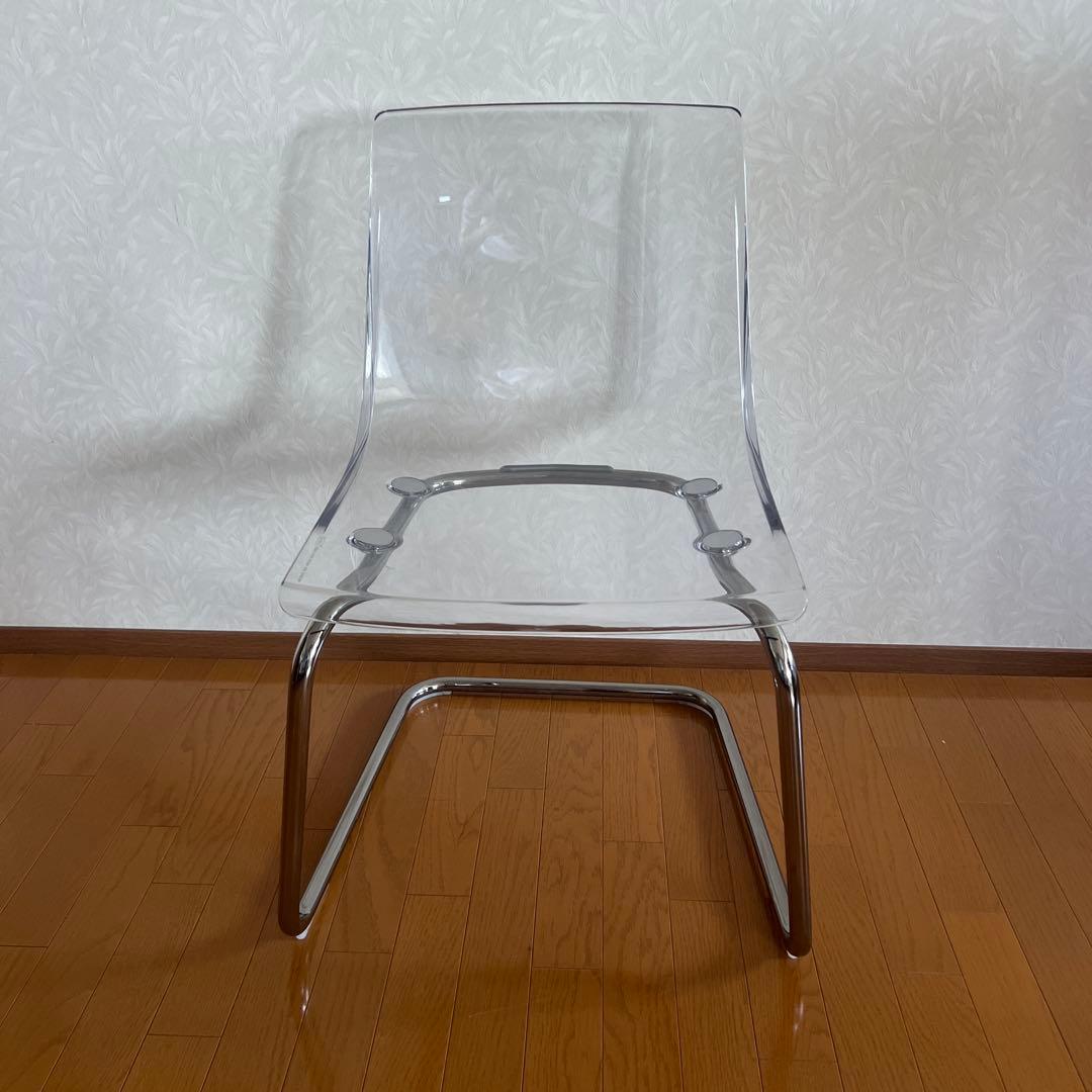 IKEA TOBIAS イケア トービアス チェア 透明 クリア