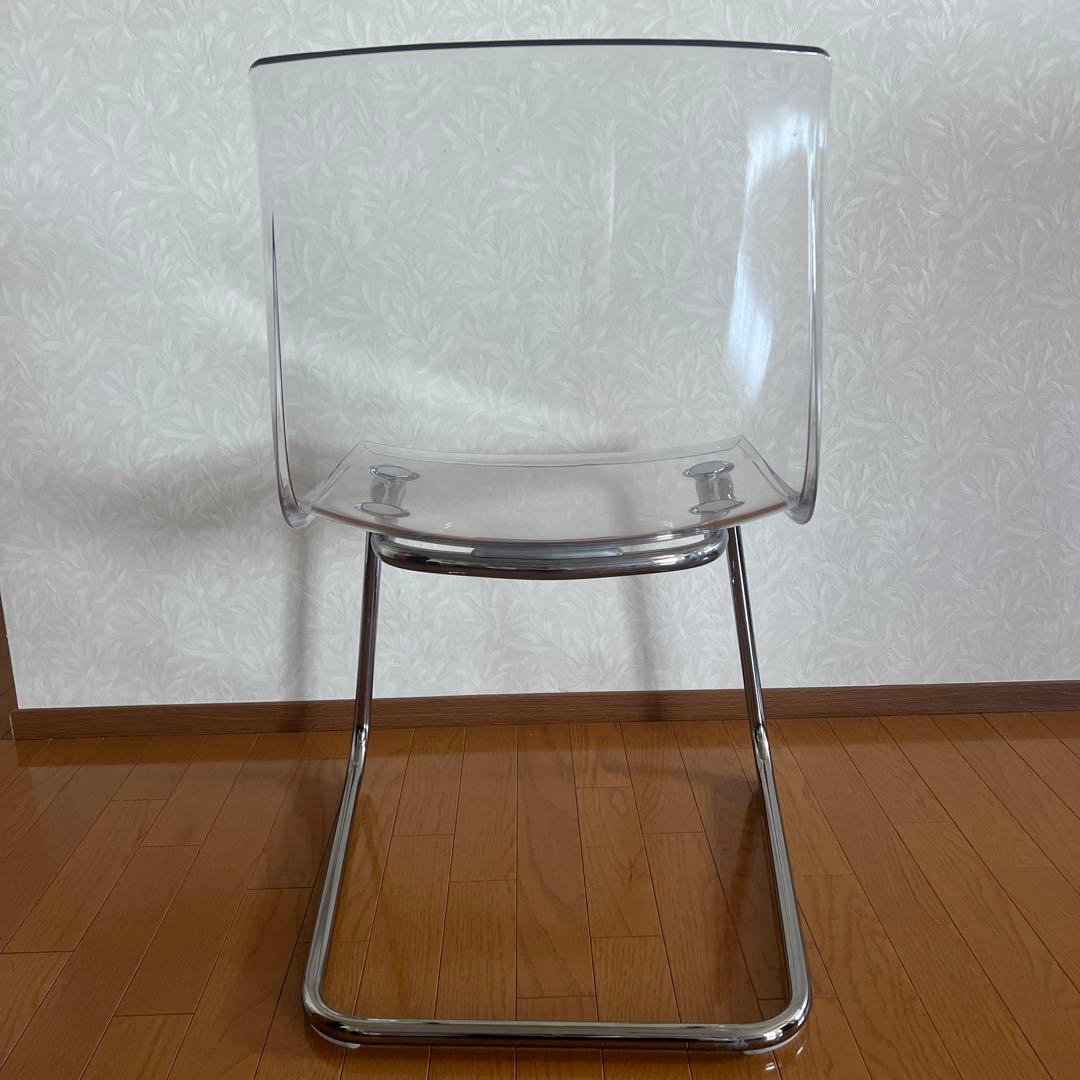 IKEA TOBIAS イケア トービアス チェア 透明 クリア