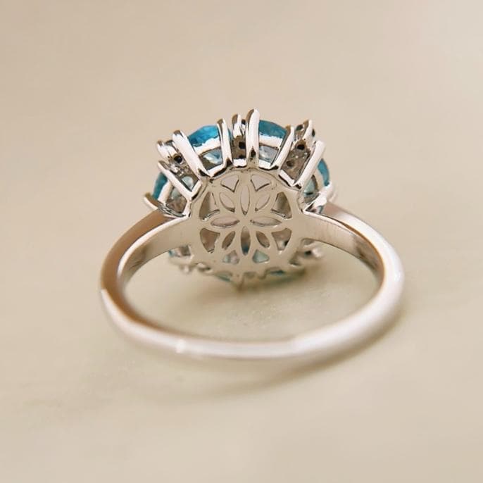 (˶'ᵕ'˶)⸝♡  SV925 天然 サファイア トパーズ カルセドニー