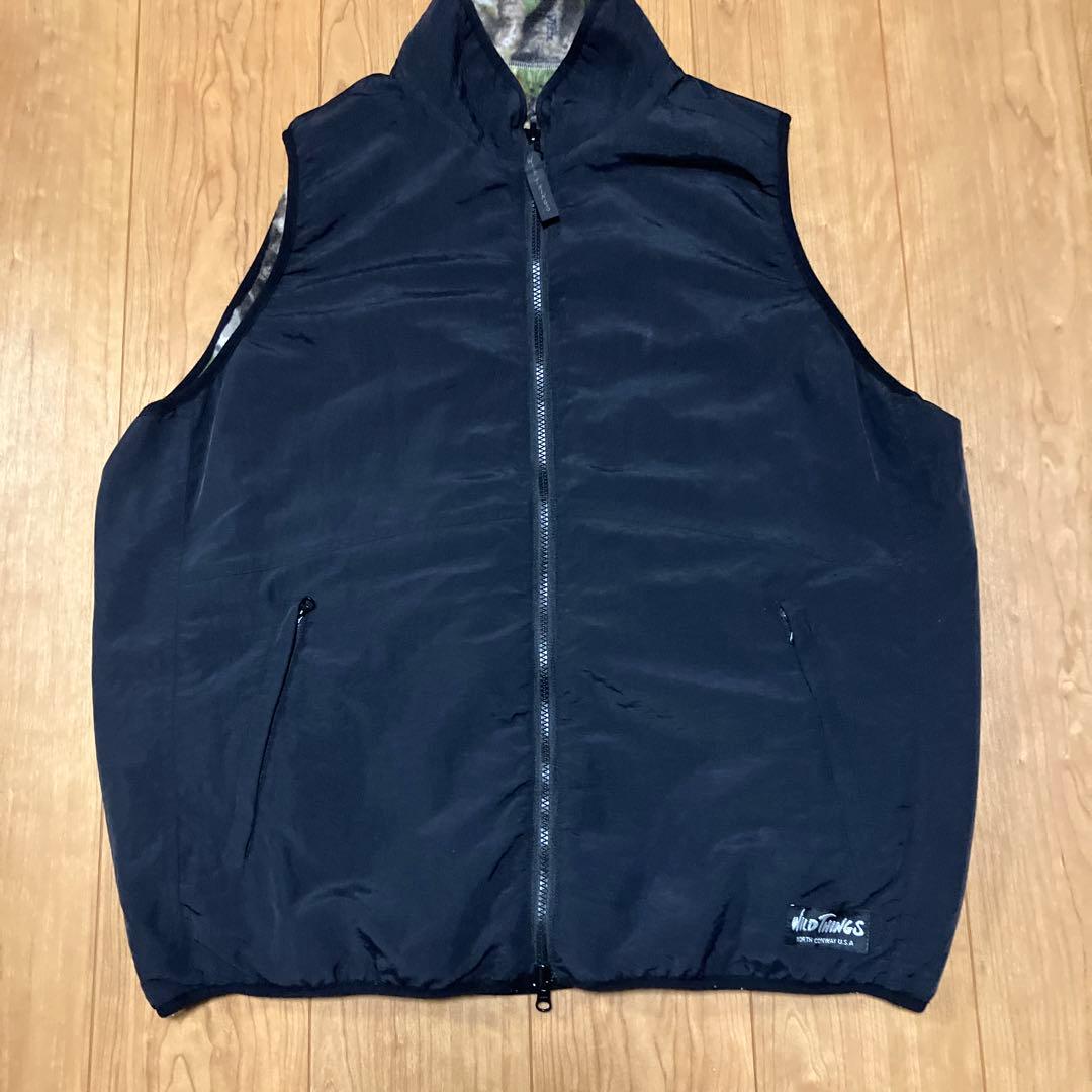 WILDTHINGS ARK別注 リアルツリーカモ リバーシブルベスト Lサイズ