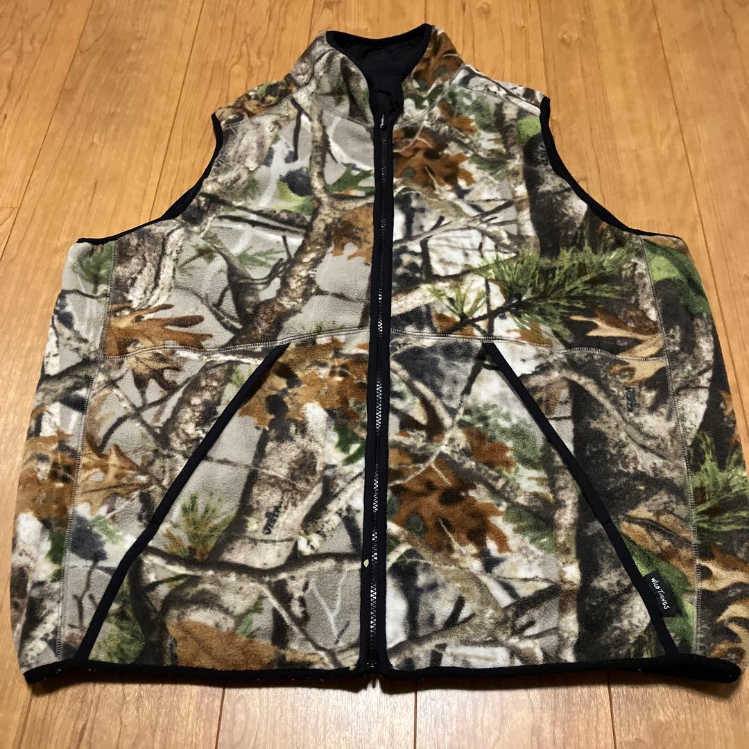 WILDTHINGS ARK別注 リアルツリーカモ リバーシブルベスト Lサイズ
