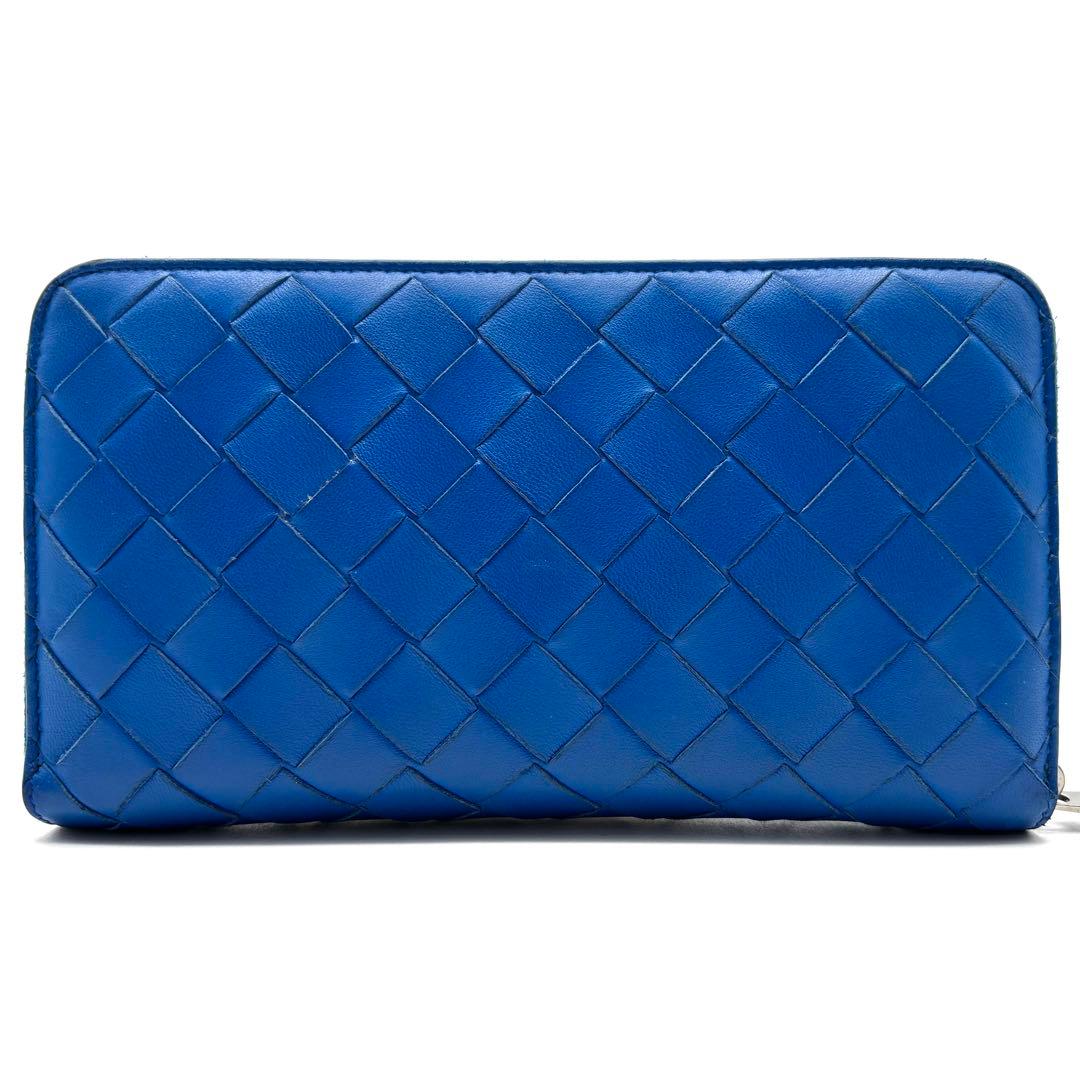 【極美品】ボッテガヴェネタ 長財布 マキシイントレ RFIDモデル 青 × 黄