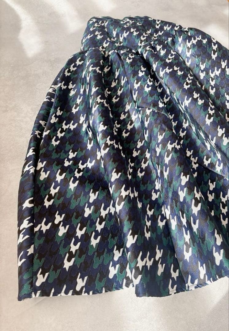 新品UN3D. CHIDORI JACQUARD SK チドリジャカードスカート