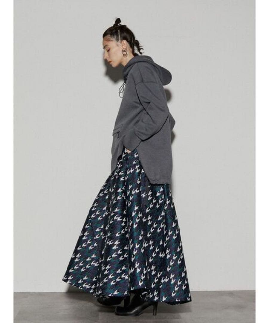 新品UN3D. CHIDORI JACQUARD SK チドリジャカードスカート