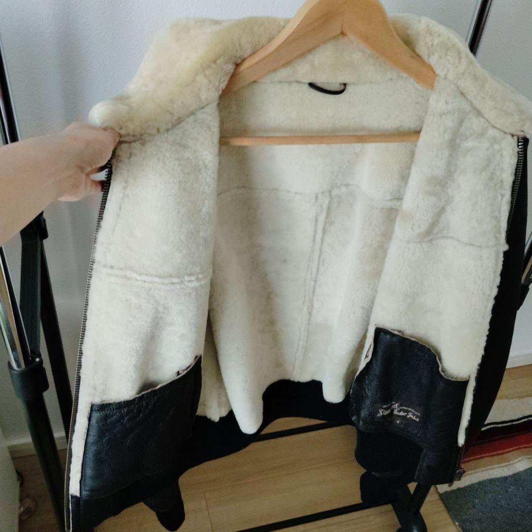 Stewart　ムートンジャケット　黒