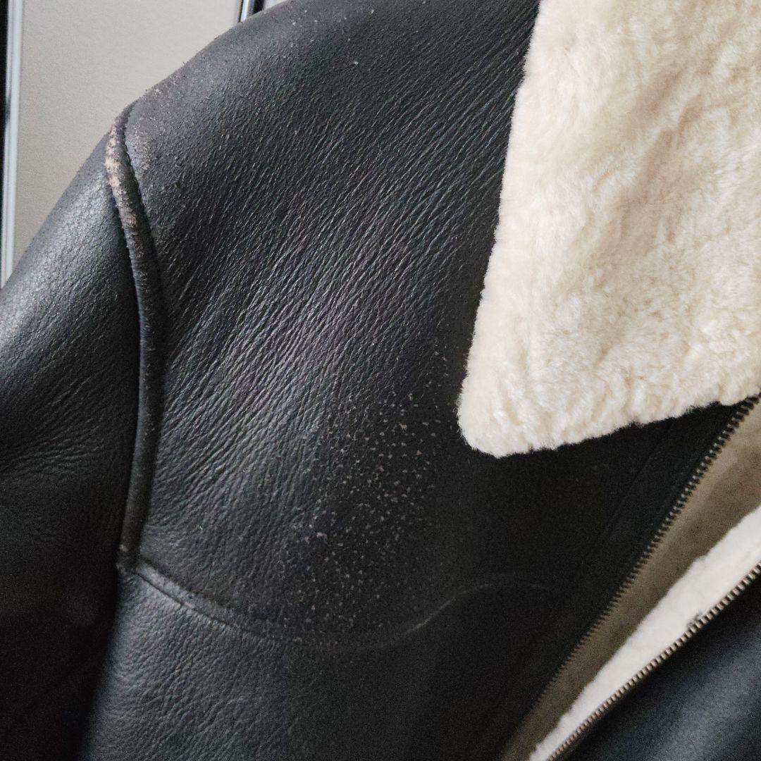 Stewart　ムートンジャケット　黒