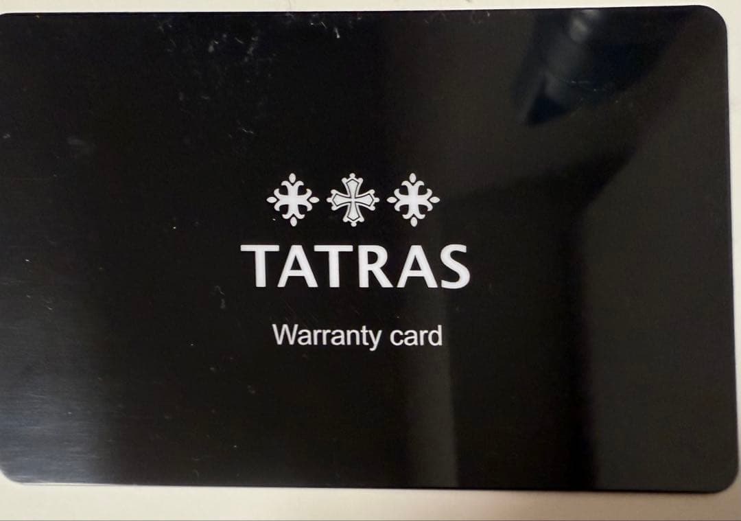 TATRAS リバーシブルダウンジャケットWarran card付