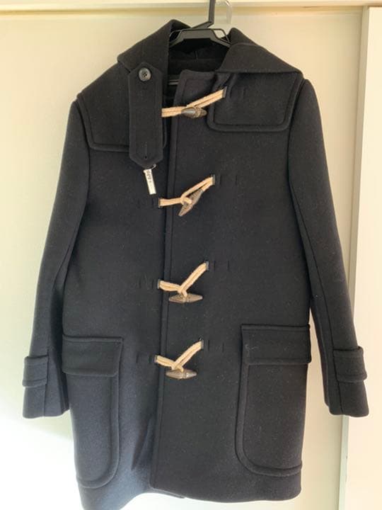 ドゥロワー ダッフルコート　ブラック38