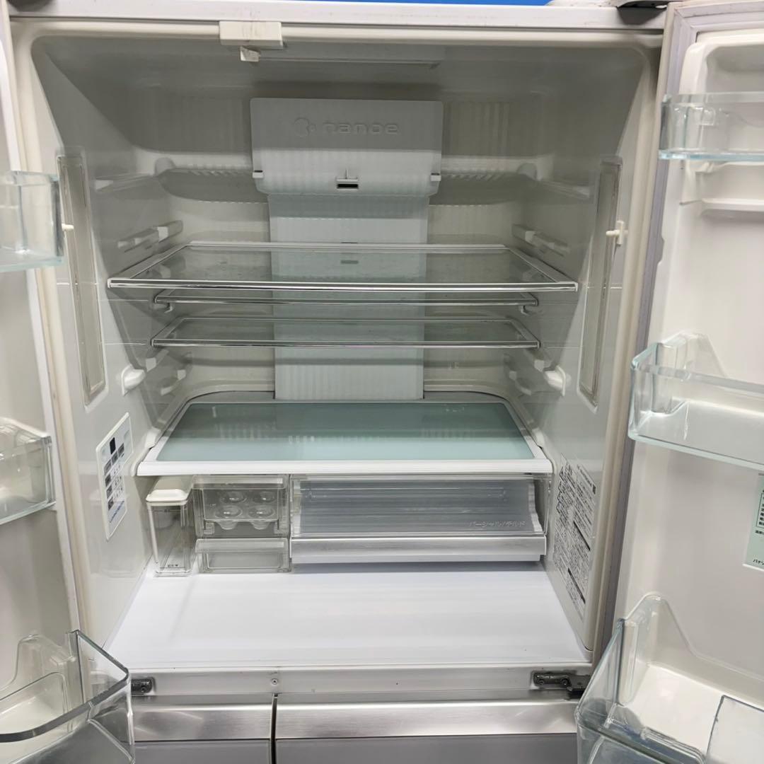 564 パナソニック　大型冷蔵庫　400L強　小型　家庭用　観音開き　自動製氷