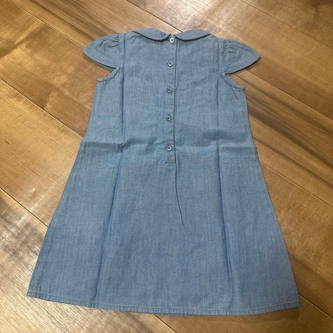 GUCCI デニム 襟付き 半袖ワンピース