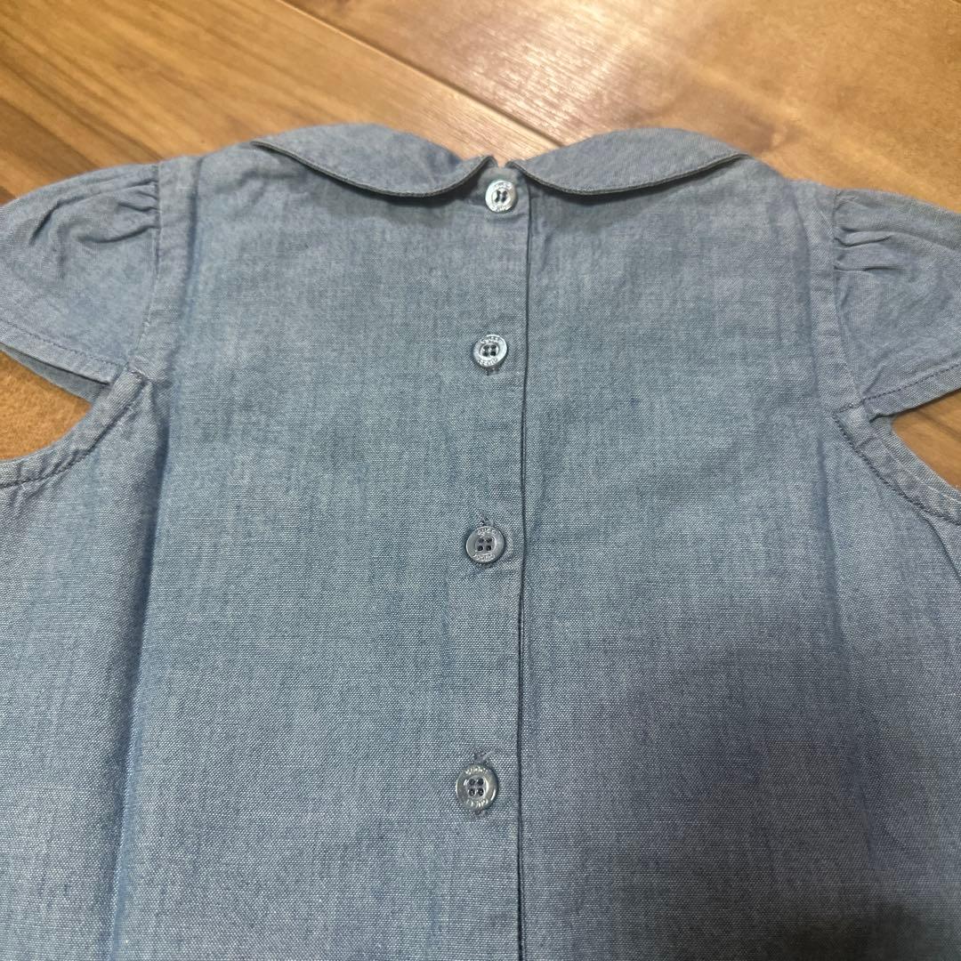 GUCCI デニム 襟付き 半袖ワンピース