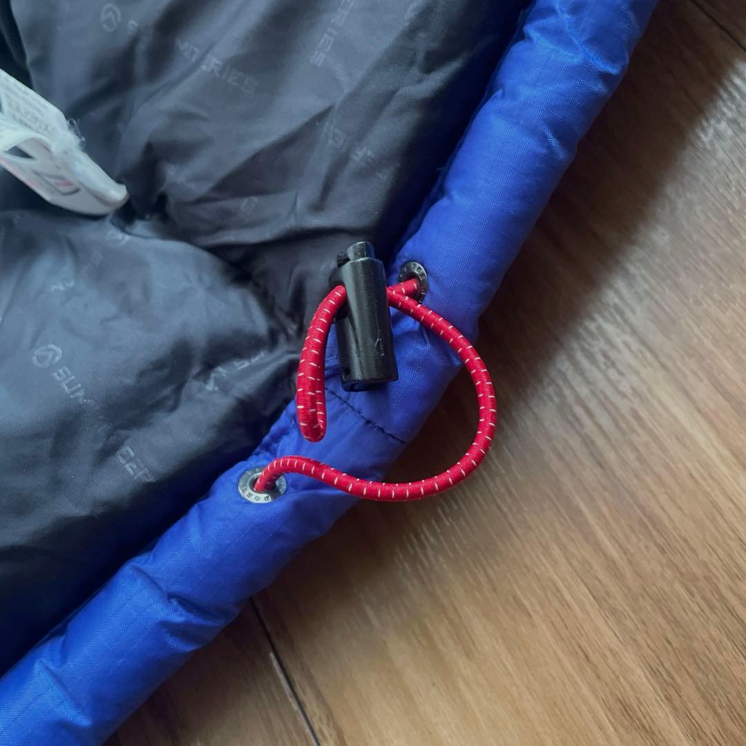 Lノースフェイスレディースサミット700ブルー青バルトロダウンジャケット