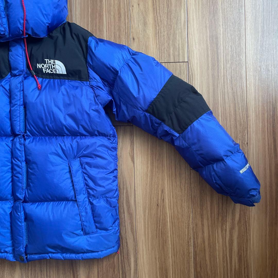 Lノースフェイスレディースサミット700ブルー青バルトロダウンジャケット