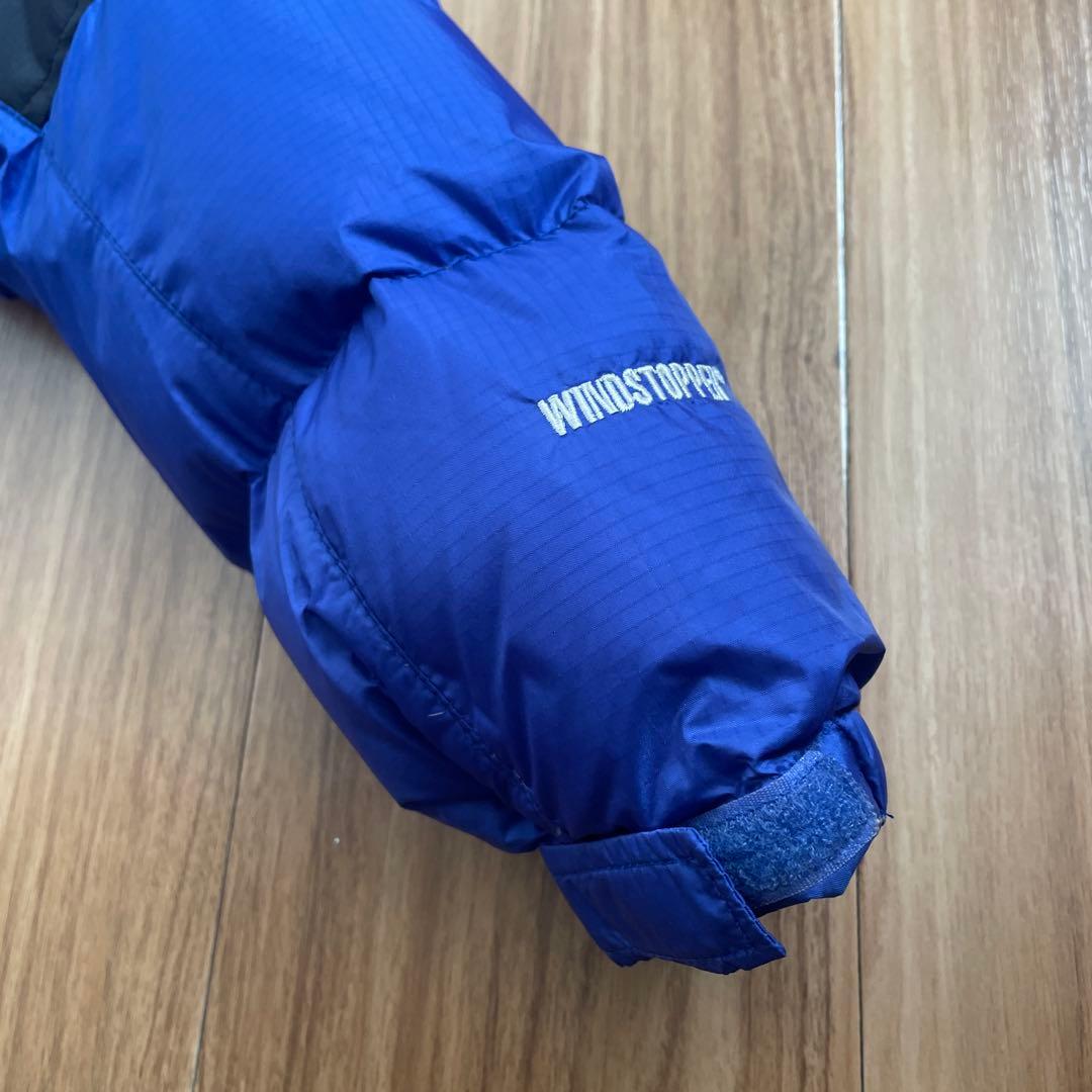 Lノースフェイスレディースサミット700ブルー青バルトロダウンジャケット