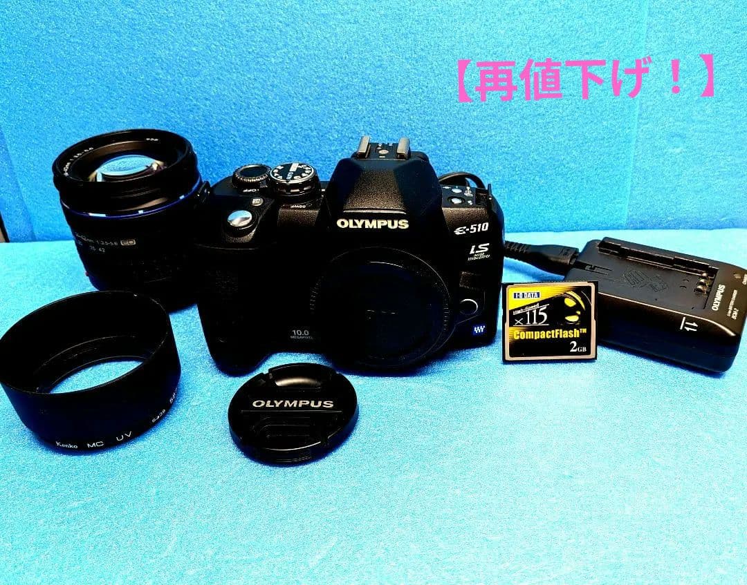 【完動美品】OLYMPUS E-510 デジタル一眼＋標準レンズ