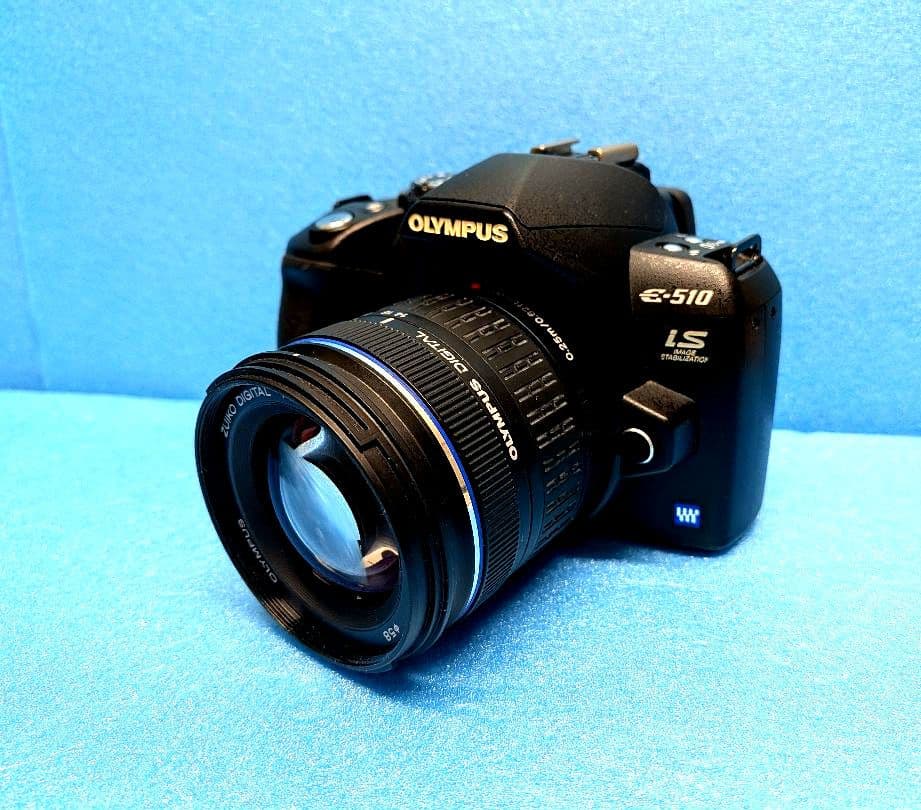 【完動美品】OLYMPUS E-510 デジタル一眼＋標準レンズ