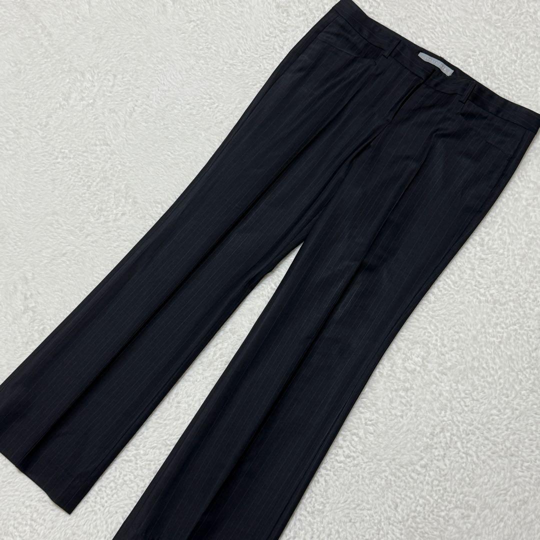 【大きいサイズ 】theory luxe セットアップ パンツスーツ ストライプ