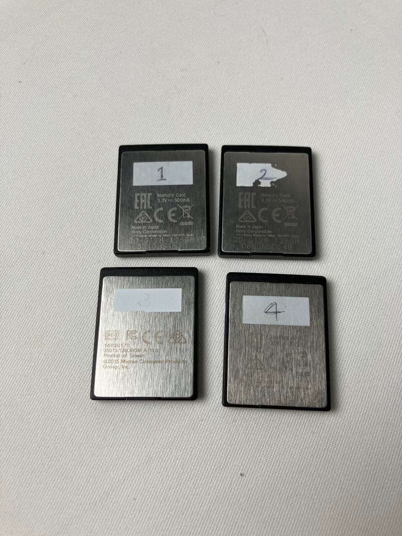 SONY Lexar XQDカードセット 128GB×3 64GB×1