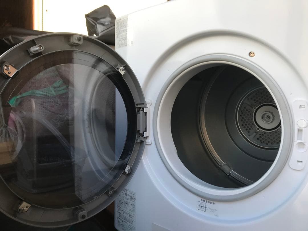 リンナイ ガス衣類乾燥機（幹太くん）乾燥容量8㎏ LPガス用 専用架台（高）付き