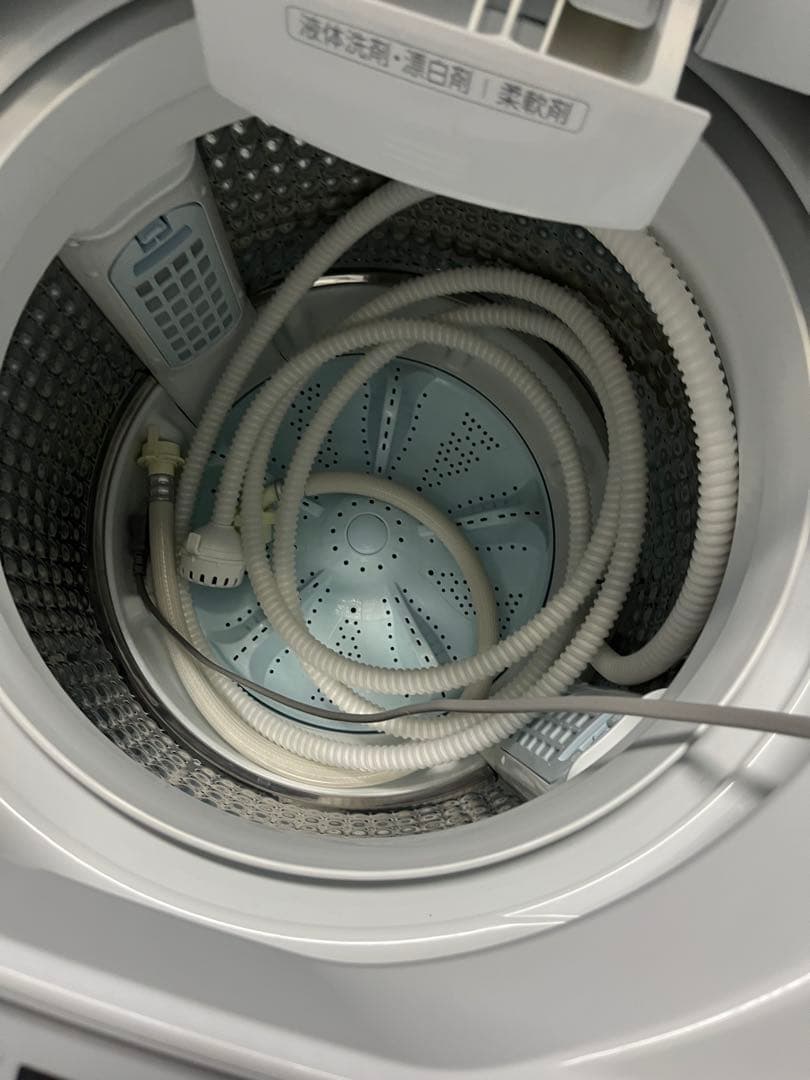 【美品女性オーナー】アクア洗濯機 7.0kg AQW-P7RJ 2025年製　T