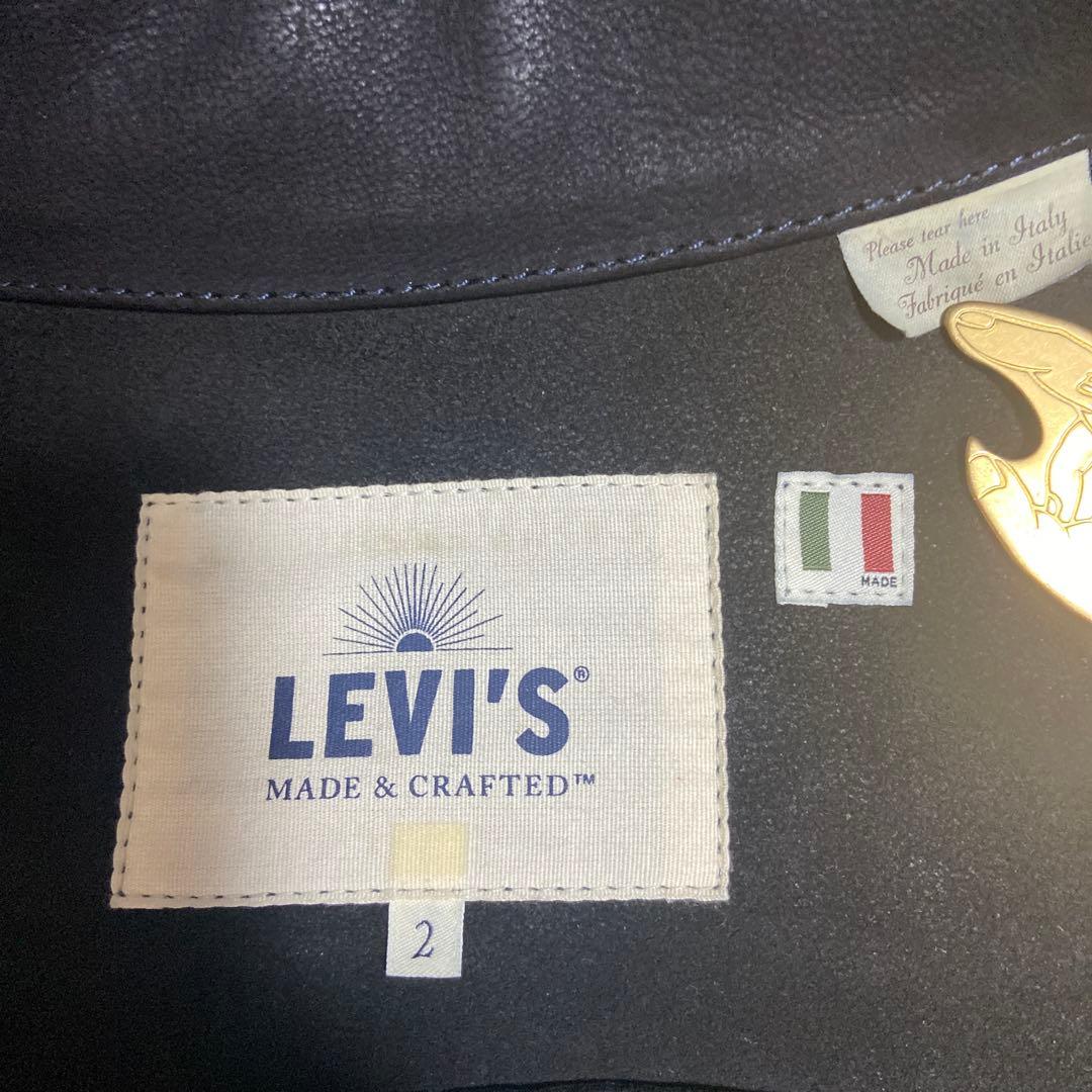 【Levi's】レザージャケット トラッカー MADE&CRAFTEDリーバイス
