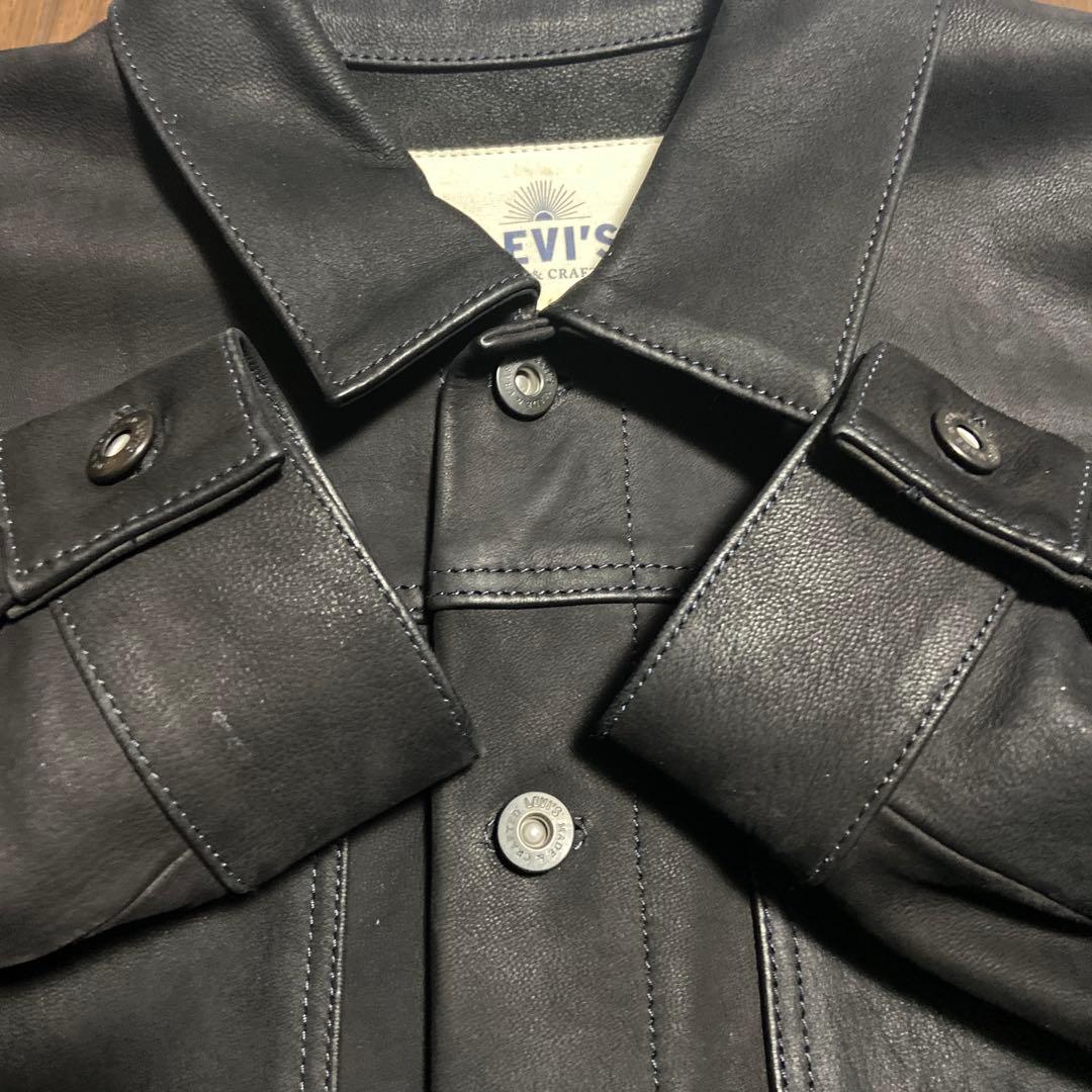 【Levi's】レザージャケット トラッカー MADE&CRAFTEDリーバイス