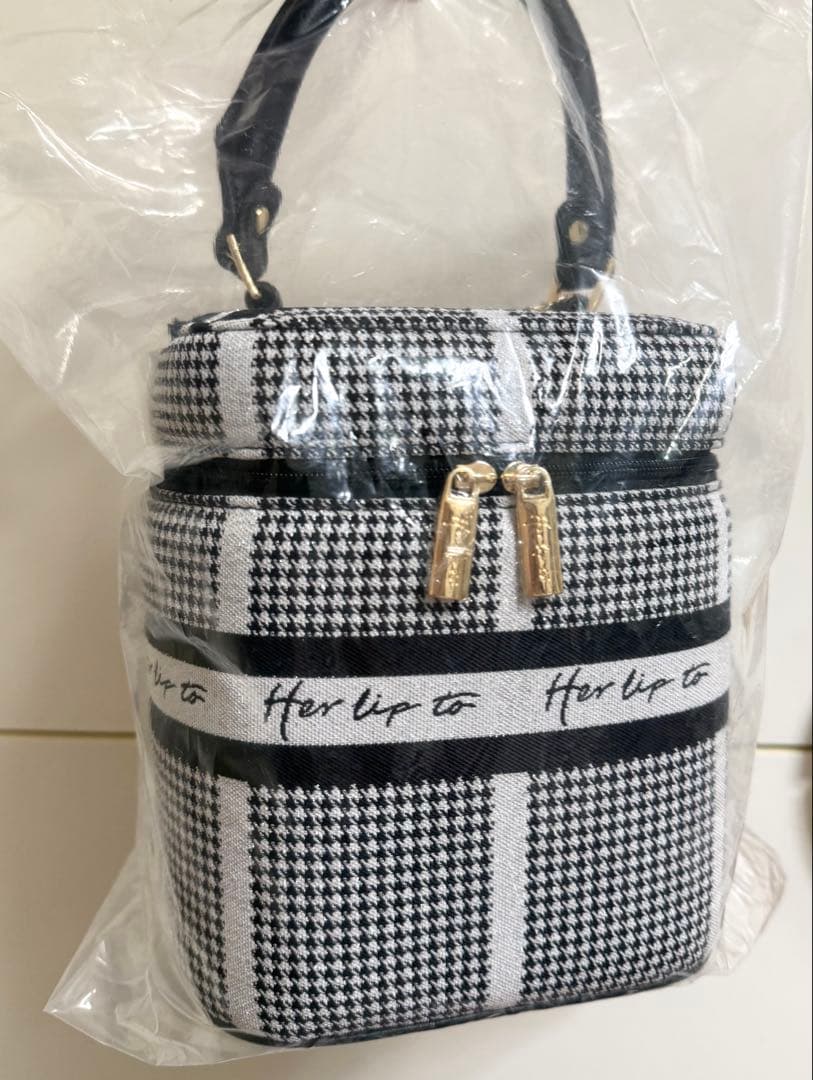 Her lip to ハリプ HLT Jacquard Vanity Bag