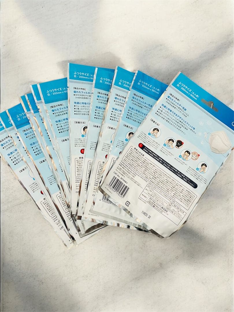 3M ウイルス飛沫対策マスク KF94 白 13枚セット