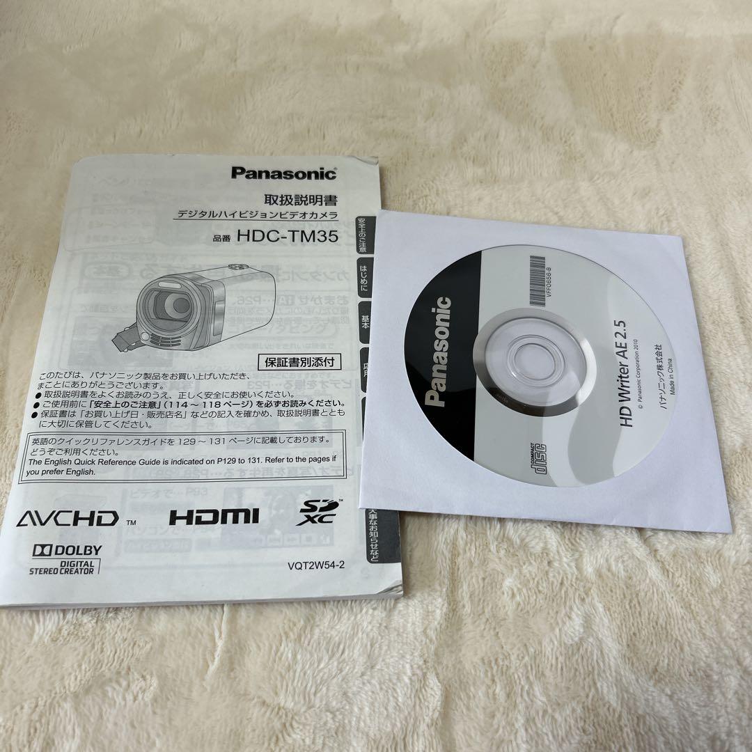 【極美品】 Panasonic パナソニック HDC-TM35 ビデオカメラ