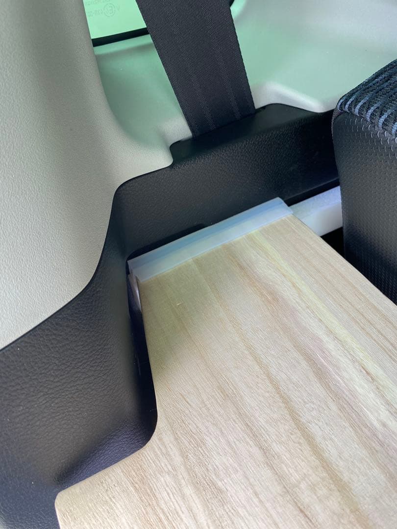 新型ハスラー用ラゲッジボード 静音版 木製 リクライニング対応 キャンプ23