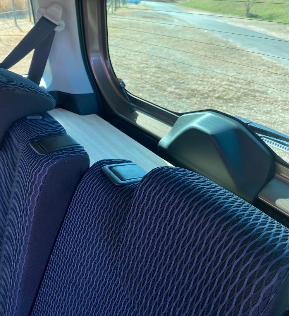 新型ハスラー用ラゲッジボード 静音版 木製 リクライニング対応 キャンプ23