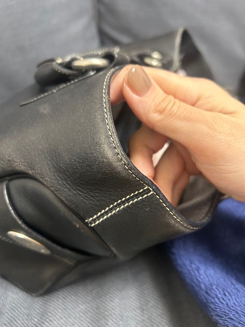 セリーヌ　Celine ブギーバッグ　黒　トリオンフ　チャーム付き