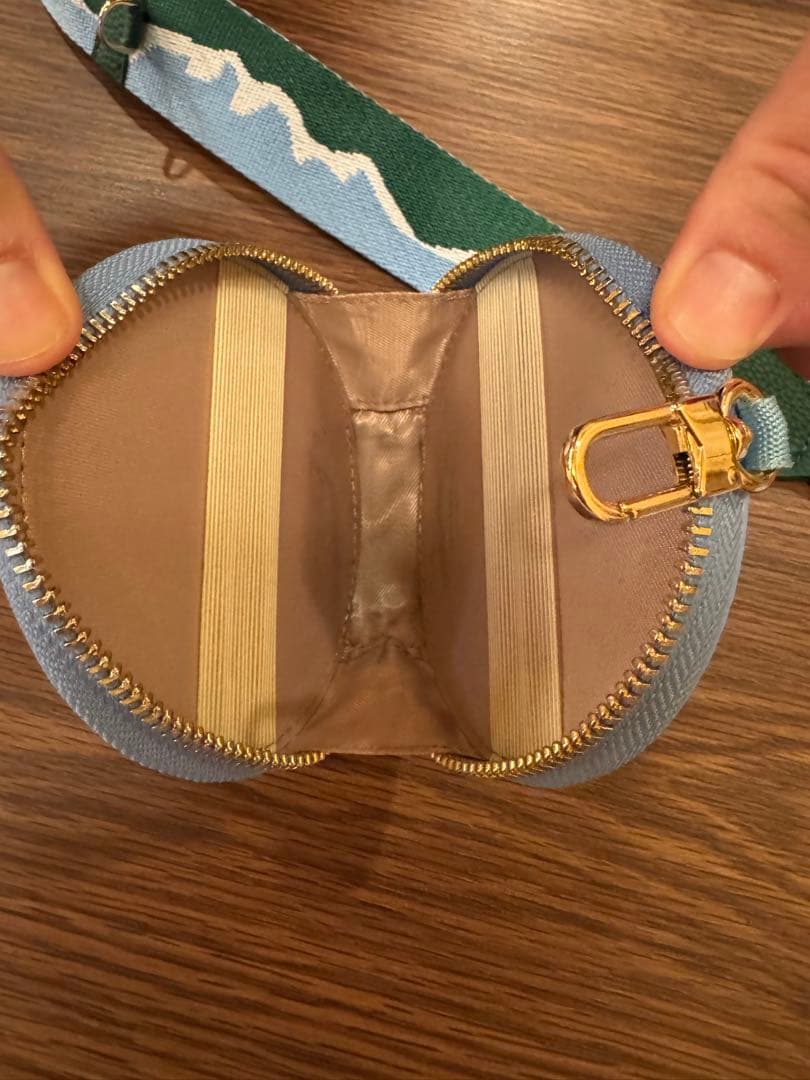 custype ライトブルー iPhone14proケース ストラップ付き 美品