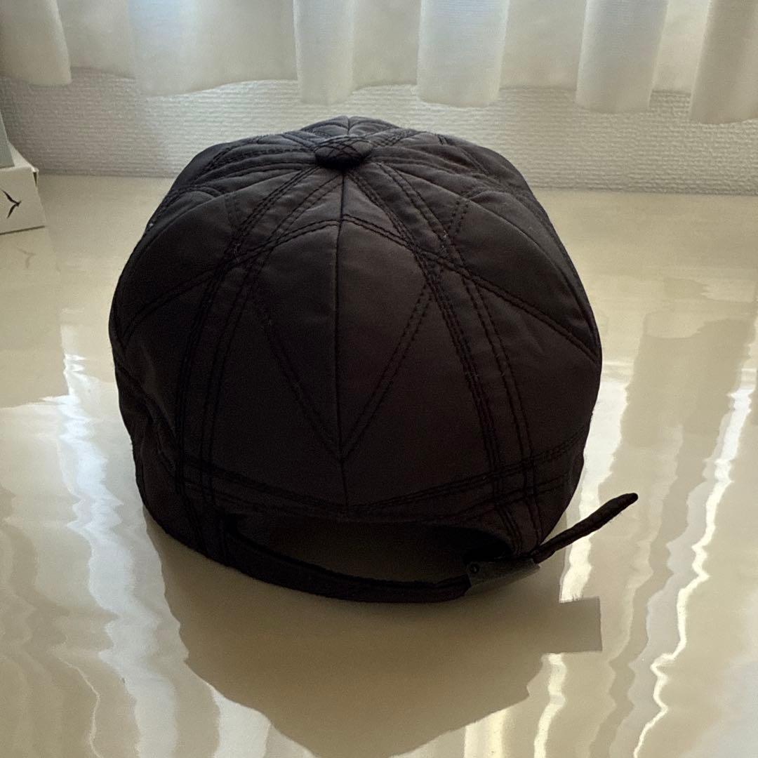 Baby Dior黒 キルティングキャップ 後部調整可能