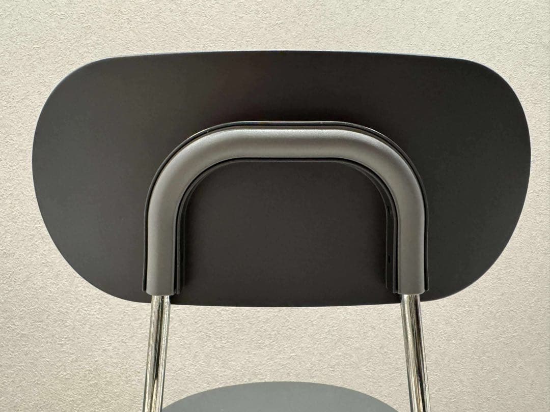 ⭐️2脚セット 無印良品 スチールチェア ダークグレー 定価1脚20100円