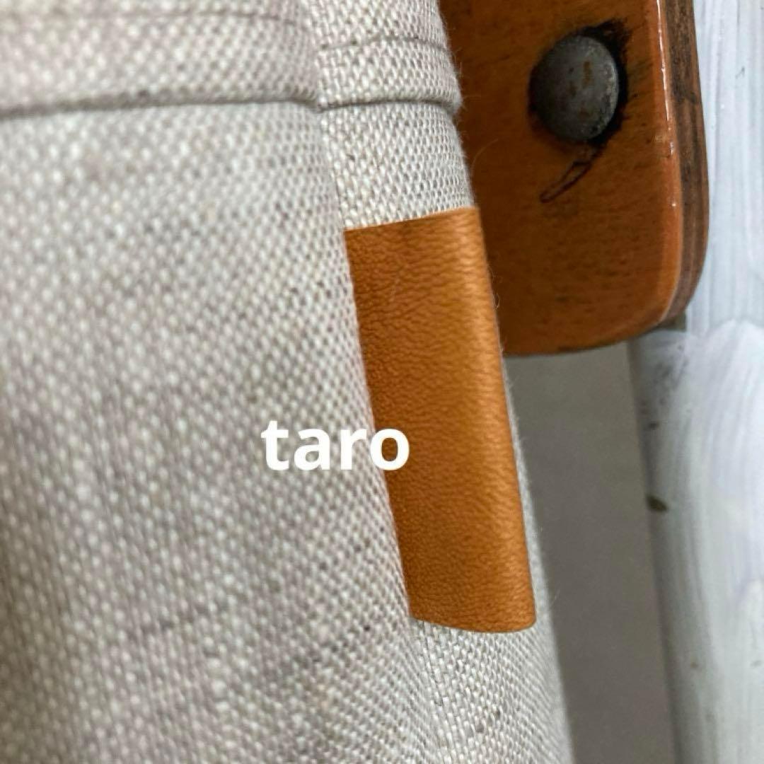 受注致します: かご編み付き横長トートバッグ　ミナペルホネン　ハンドメイド